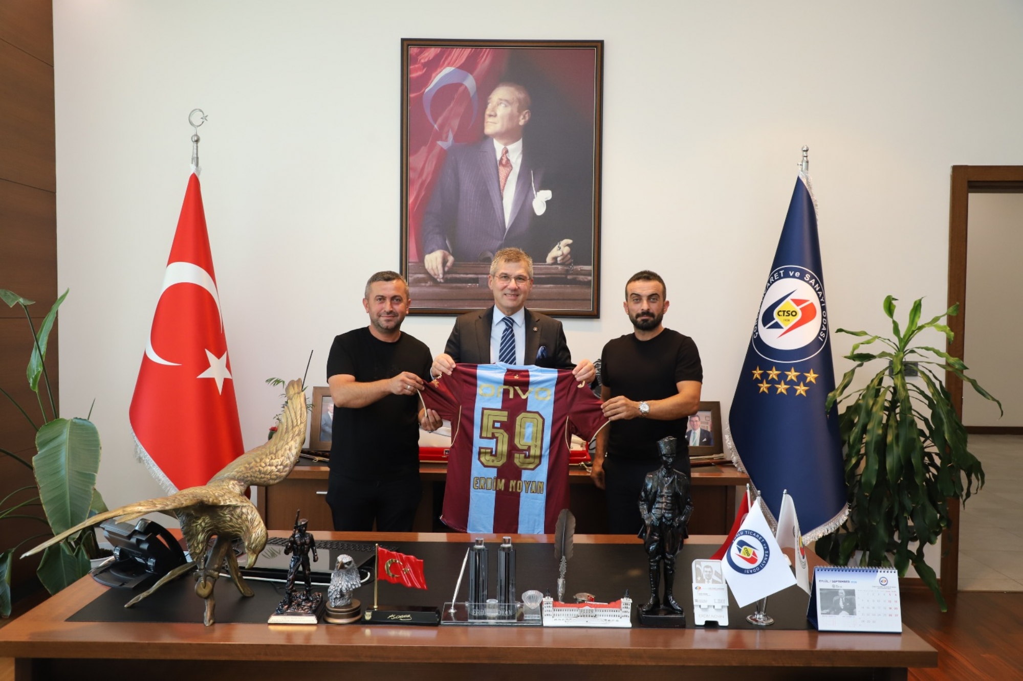 YKB Grup Firma Yetkilileri İmdat YEŞİLDAL ve Sinan YEŞİLDAL´dan Odamıza Ziyaret
