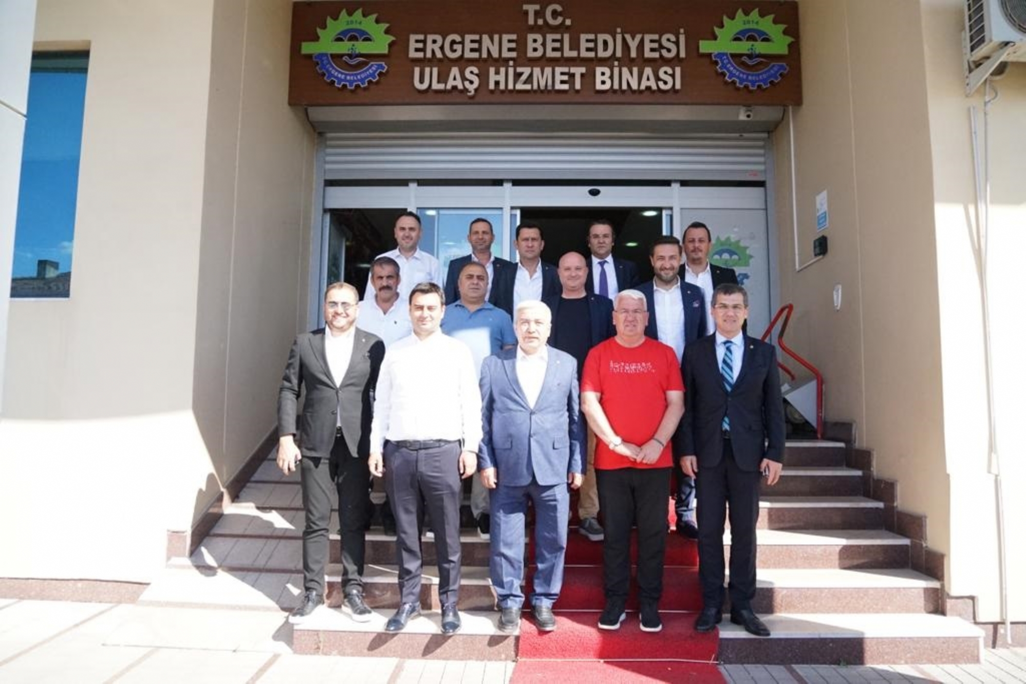 Çorlu TSO ve Mustafakemalpaşa TSOdan  Ergene Belediye Başkanı  Rasim Yüksele Ziyaret