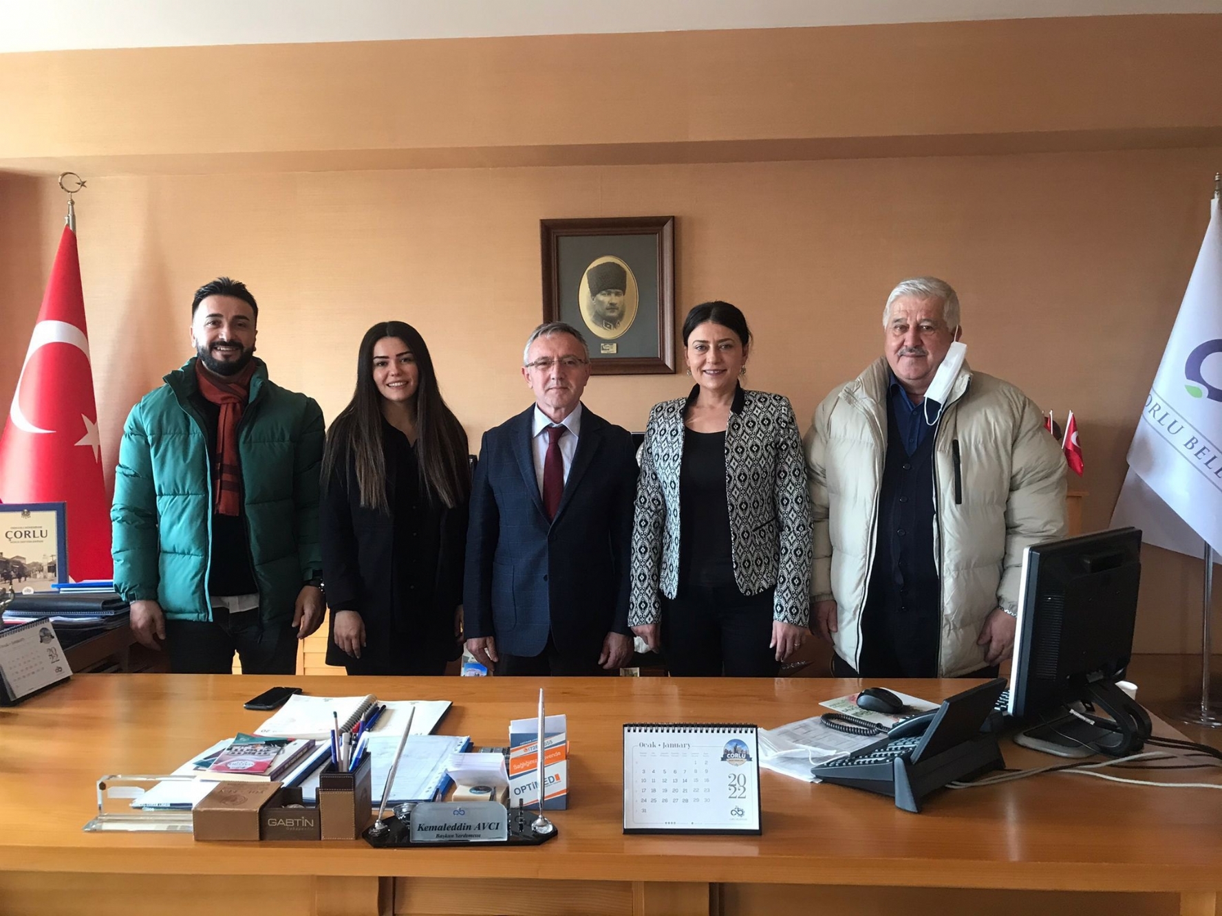 Odamız 14. Meslek Komitesi´nden Çorlu Belediyesi Kültür ve Sosyal İşler Başkan Yardımcısı Kemaleddin Avcı´ya Ziyaret