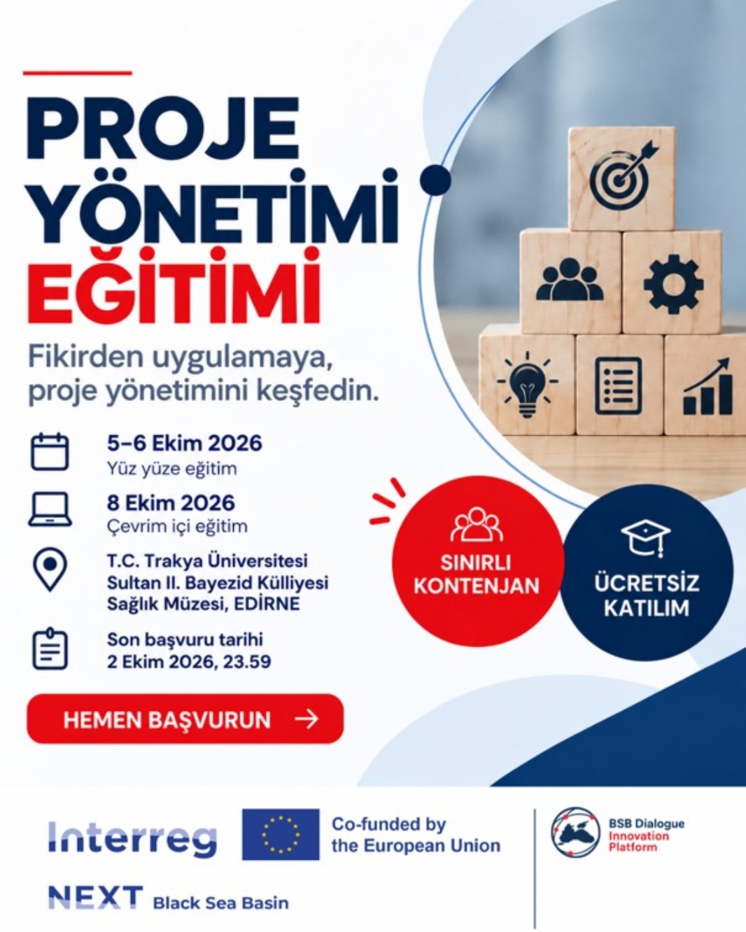 Proje Yönetimi Eğitimi -Edirne