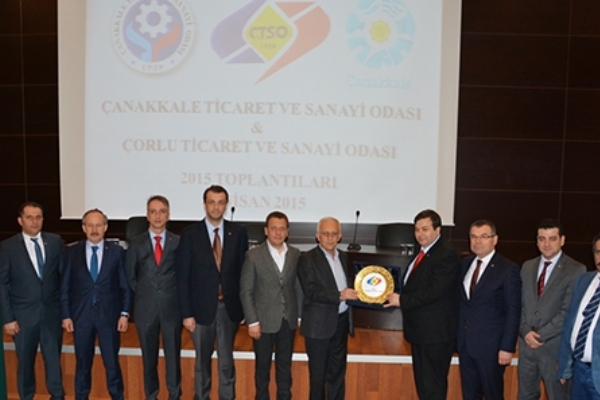 Çorlu TSO Yönetim Kurulu Çanakkale Ticaret ve Sanayi Odası’nın 100. Yıl Organizasyonlarına Katıldı