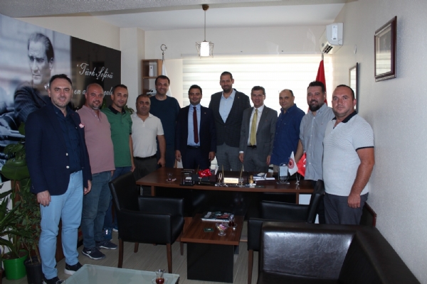 Çorlu TSOdan S.S. 163 Nolu Öğrenci ve Personel Taşımacılığı Kooperatifi Başkanı Çağdaş Şahin ve Yönetim Kuruluna Ziyaret