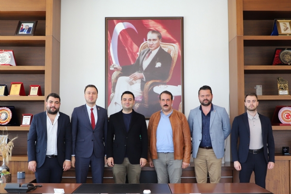 Zafer Partisi Tekirdağ İl Teşkilatı Odamız Yönetim Kurulu Başkanı İzzet VOLKAN´ı Ziyaret Etti