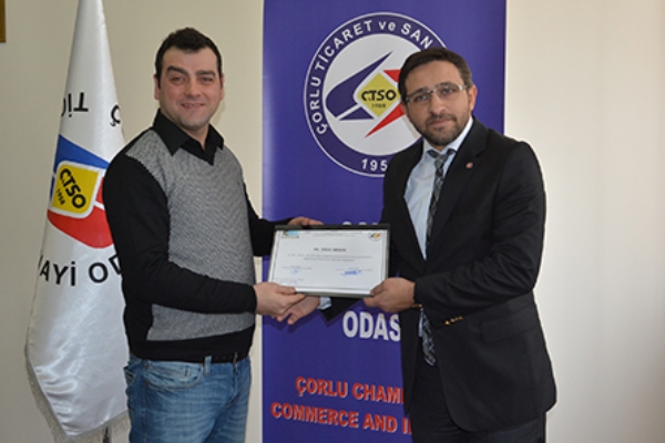 orlu TSO´da Uygulamal Giriimcilik Eitimi Sertifika Treni Gerekleti