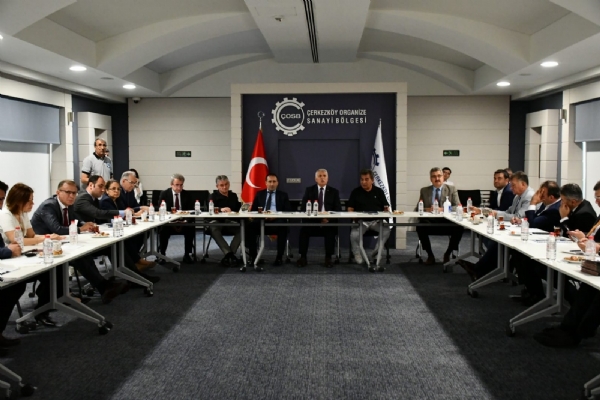Odamız Yönetim Kurulu Başkanı İzzet Volkan Model Fabrika Kuruluş Çalışmalarının Değerlendirildiği  Toplantıya Katıldı