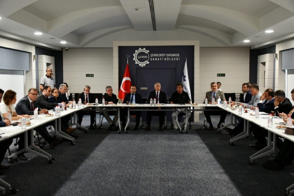 Odamız Yönetim Kurulu Başkanı İzzet Volkan Model Fabrika Kuruluş Çalışmalarının Değerlendirildiği Toplantıya Katıldı