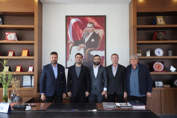 Ek�io�lu �n�aat, Mikel �n�aat ve �lhan Ah�ap Firma Yetkililerinden Ba�kan �zzet VOLKAN&acute;a Tebrik Ziyareti