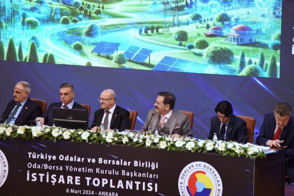 Oda/Borsa Yönetim Kurulu Başkanları İstişare Toplantısına Odamız Yönetim Kurulu Başkanı İzzet Volkan Katılıdı
