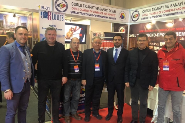 Çorlu TSO Heyeti ve Bölge Firmaları Sofya Uluslararası Turizm Fuarında Çorlumuzu Tanıttı