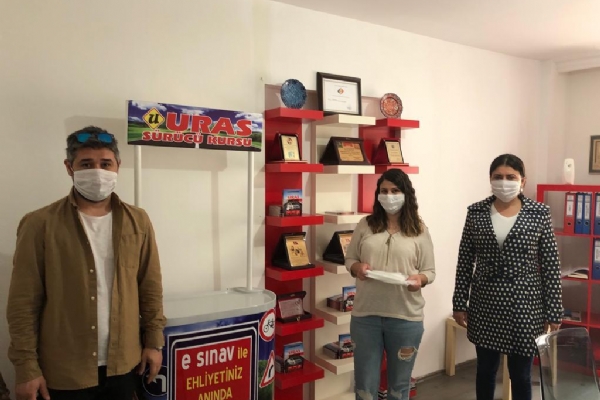 Odamızdan Üyelerimize Maske Desteği