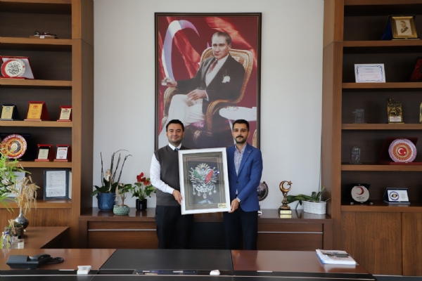 Tekirda Gen MSAD Heyetinden orlu Ticaret ve Sanayi Odas Ynetim Kurulu Bakan zzet VOLKAN´a Ziyaret