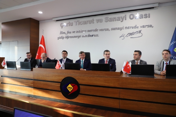 62., 63., 64. Türkiye Cumhuriyeti Hükümetleri Başbakanı ve Gelecek Partisi Genel Başkanı Sayın Prof. Dr. Ahmet DAVUTOĞLU ve Parti Heyetinden Odamıza Ziyaret