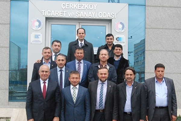 Çorlu TSO 6. Meslek Komitesi´nden Çerkezköy TSO 4. Meslek Komitesi´ne Ziyaret