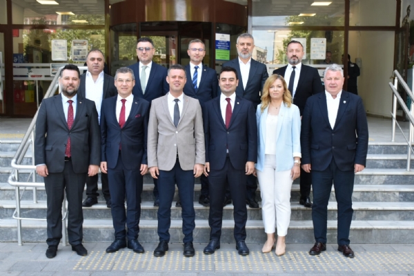 Çorlu TSO´dan Çorlu Belediye Başkanı Sayın Ahmet SARIKURT´a Tebrik Ziyareti