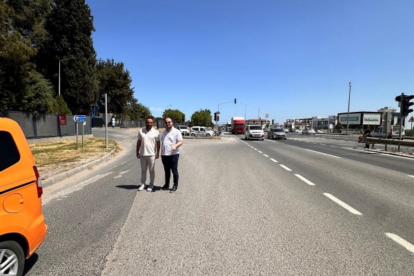 orlu TSO 2.Meslek Komite yesi Deniz SARI; T.C. Karayollar Genel Mdrl 1.Blge Mdrl Yetkilisi Hamza EVSAN le Bir Araya Geldi