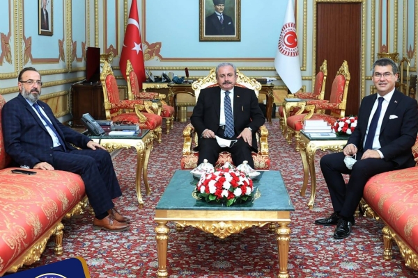 AK Parti Tekirdağ Milletvekili Mustafa Yel ve Meclis Başkanımız Erdim Noyan´dan TBMM Başkanı Prof. Dr. Sayın Mustafa Şentop´a Ziyaret
