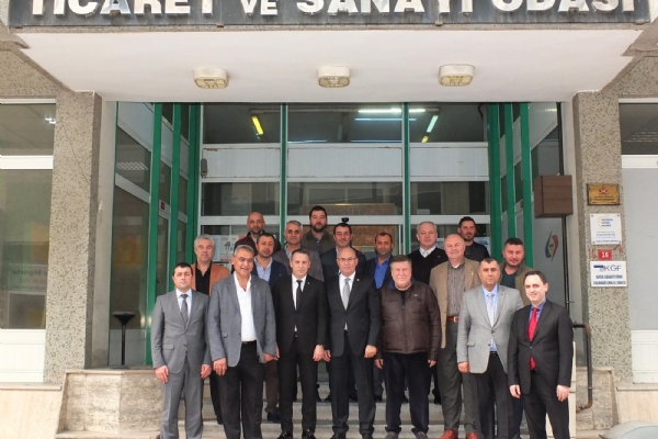 Ak Parti Tekirda Milletvekili Metin Akgnden orlu TSO Meclis Bakan smail Gleroluna Tebrik Ziyareti