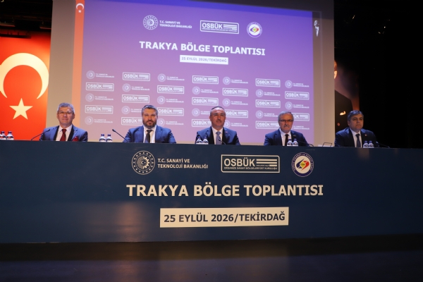 OSB�K Trakya B�lge Toplant�s� �orlu TSO Ev Sahipli�inde Ger�ekle�tirildi