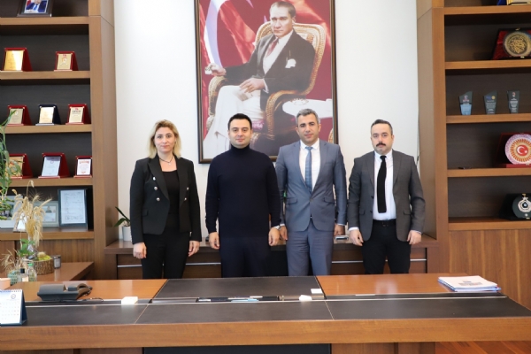 Tarım ve Kırsal Kalkınmayı Destekleme Kurumu(TKDK) Tekirdağ İrtibat Ofisi Uzmanları ; Ali Özbek, Kadir Karaaslan, Sezgi Can Odamız Yönetim Kurulu Başkanı İzzet VOLKANı Ziyaret Etti