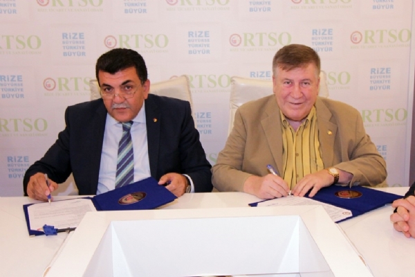 Odamız ile Rize TSO Arasında Kardeş Oda Protokolü İmzalandı