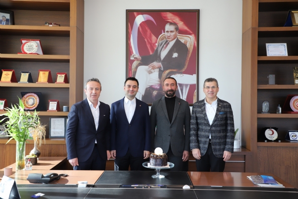 İdes Makina Firma Yetkilileri Ahmet ÇELİK ve İbrahim AKBABA Odamız Yönetim Kurulu Başkanı İzzet VOLKANı Ziyaret Etti
