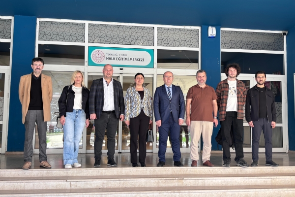 �orlu Ticaret ve Sanayi Odas� E�itim, Giri�imcilik Ve �stihdam Komisyonundan �orlu Halk E�itim Merkezine Ziyaret