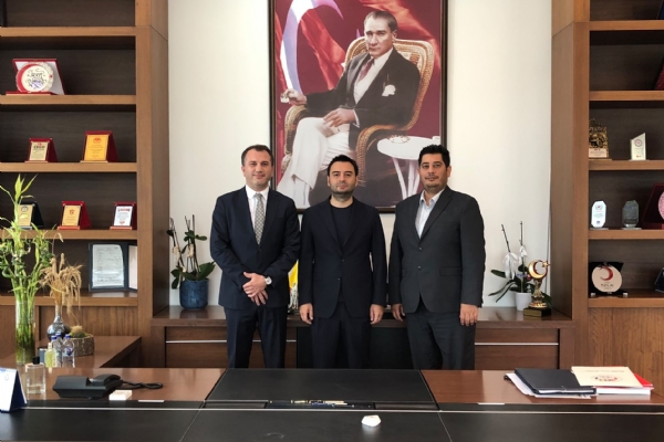 QNB Bank �orlu �ube M�d�rlerinden Y�netim Kurulu Ba�kan� �zzet VOLKAN&acute;a Ziyaret