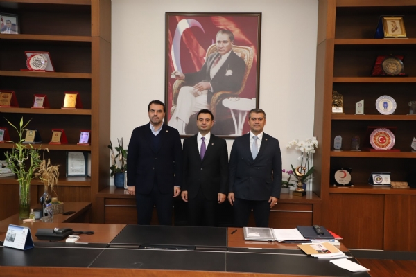 AK Parti Tekirda� Milletvekili G�khan Dikta� ve Beraberindeki Heyetten �orlu TSOya Tebrik Ziyareti