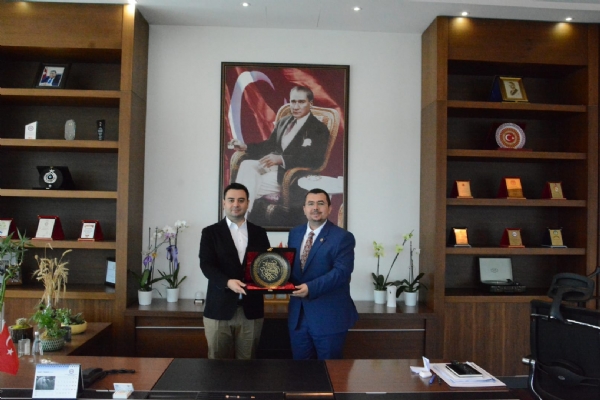 AK Parti Tekirdağ Milletvekili Aday Adayı Mustafa İnci Odamız Yönetim Kurulu Başkanı İzzet Volkan´a Ziyarette Bulundu