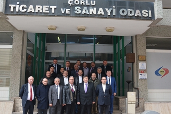 Bulgaristan Ram Trakya Heyeti´nden Çorlu TSO´ya Ziyaret