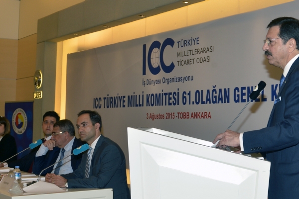 orlu TSO  Bakan Enis Sln  Milletleraras Ticaret Odas (ICC) Trkiye Milli Komitesi 61. Mali Olaan Genel Kurul Toplants´na tirak Etti	