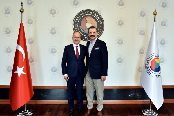 Odamız Yönetim Kurulu Başkanı İbrahim Gönül´den TOBB Başkanı M. Rifat Hisarcıklıoğlu´na Ziyaret