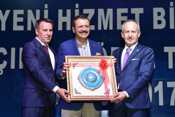 orlu TSO Yeni Hizmet Binasnn Resmi Al ve Vergi dl Treni Gerekleti