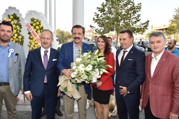 orlu TSO Yeni Hizmet Binasnn Resmi Al ve Vergi dl Treni Gerekleti