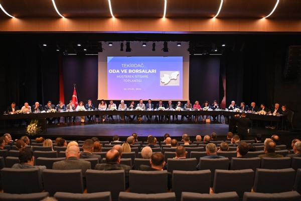 Tekirda Oda ve Borsalar Mterek stiare Toplants orlu Ticaret ve Sanayi Odasnn Ev Sahipliinde Gerekleti
