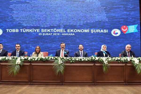 Ynetim Kurulu Bakanmz zzet Volkan  TOBB Trkiye Sektrel Ekonomi uras ve stihdam Seferberlii 2019 Tantm Toplantsna tirak Etti