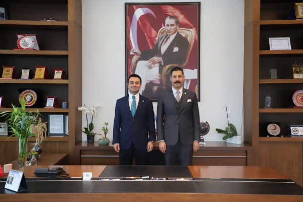 Çorlu Cumhuriyet Başsavcısı Sayın Bilgehan YÜCEL Odamız Yönetim Kurulu Başkanı İzzet VOLKANı Ziyaret Etti
