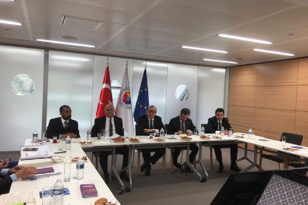 TOBB Bakan Rifat Hisarcklolundan Odamz Ynetim Kurulu Bakan zzet Volkana zel Davet
