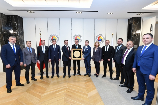 orlu Ticaret ve Sanayi Odasndan  TOBB Bakan Sayn M.Rifat Hisarcklolu´na Ziyaret