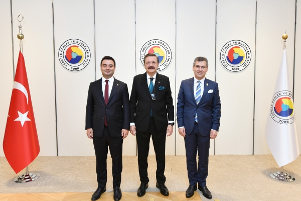 orlu Ticaret ve Sanayi Odasndan  TOBB Bakan Sayn M.Rifat Hisarcklolu´na Ziyaret