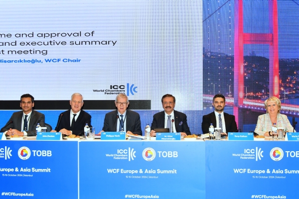 Odamz Ynetim Kurulu Bakan zzet VOLKAN stanbulda Dzenlenen Dnya Odalar Federasyonu (WCF) Genel Konsey Toplantsna Katld