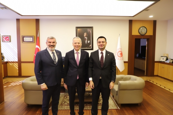 Çorlu TSO ve Çerkezköy TSO Yönetim Kurulu Başkanlarından T.C. Ticaret Bakan Yardımcısı Sayın Ö. Volkan AĞAR´a Ziyaret