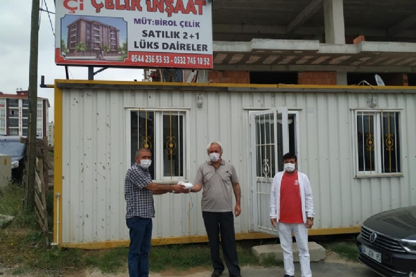 orlu Ticaret ve Sanayi Odasndan yelerine Maske Destei