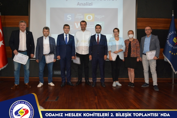 Odamz Meslek Komiteleri 2. Bileik Toplants´nda 2022-2025 Stratejik Plan Kapsamnda SWOT Analizi Deerlendirildi