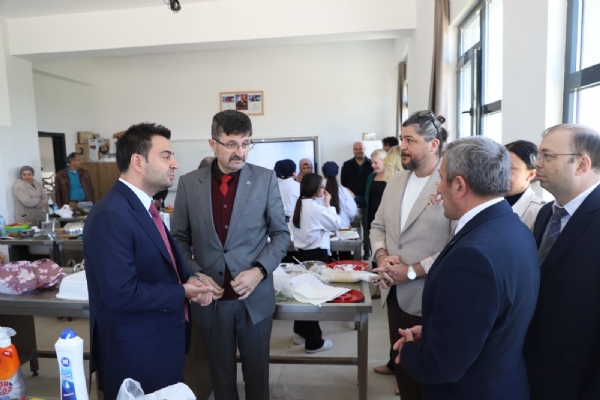 �orlu TSO Y�netim Kurulu Ba�kan� �zzet VOLKAN�dan �orlu MTAL�e Ziyaret