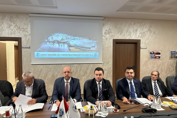 Odamız Yönetim Kurulu Başkanı İzzet VOLKAN, UMAT Gümrük ve Turizm İşletmeleri Ticaret A.Ş.nin Genel Kurul Toplantısına Katıldı