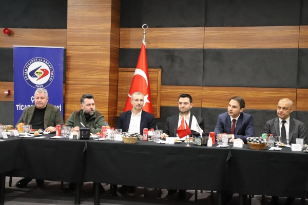 orlu TSO ile Trkiye  Bankas´nn kuruluu olan Proemtia´nn ibirliiyle dzenlenen "Demir elik, Alminyum ve Yap Malzemeleri Sektr Paydalar Bulumas Gerekleti