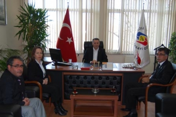 Çorlu Mimarlar Odası´ndan Çorlu TSO Başkanı İsmail GÜLEROĞLU´na Ziyaret