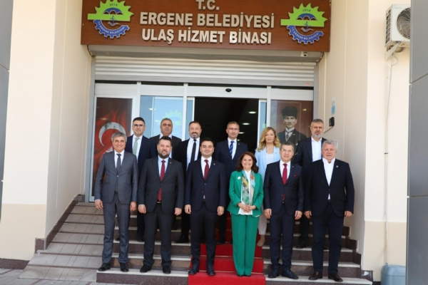 Çorlu TSO´dan Ergene Belediye Başkanı Sayın Müge Yıldız TOPAKa Hayırlı Olsun Ziyareti