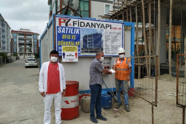 orlu Ticaret ve Sanayi Odasndan yelerine Maske Destei